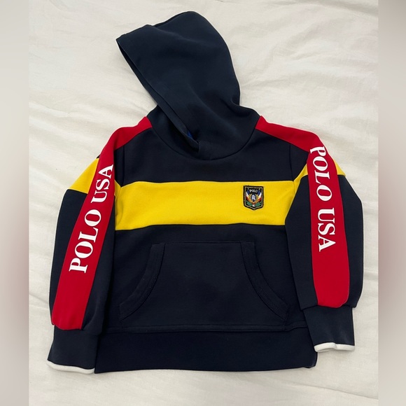 Polo Ralph Lauren Other - Polo Ralph Lauren Uni Polo USA hoodie boys 3t